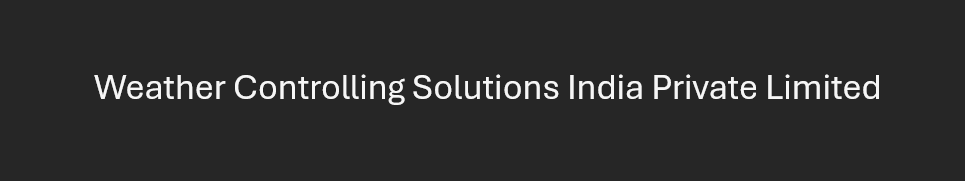Weather Controlling Solutions India Priv
