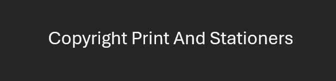 Copyright Print And Stationers